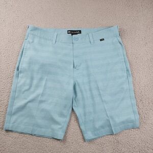 Travis Mathew Hybrid Shorts Mens 34 Blue Performance Lake Powell Golf Stretch